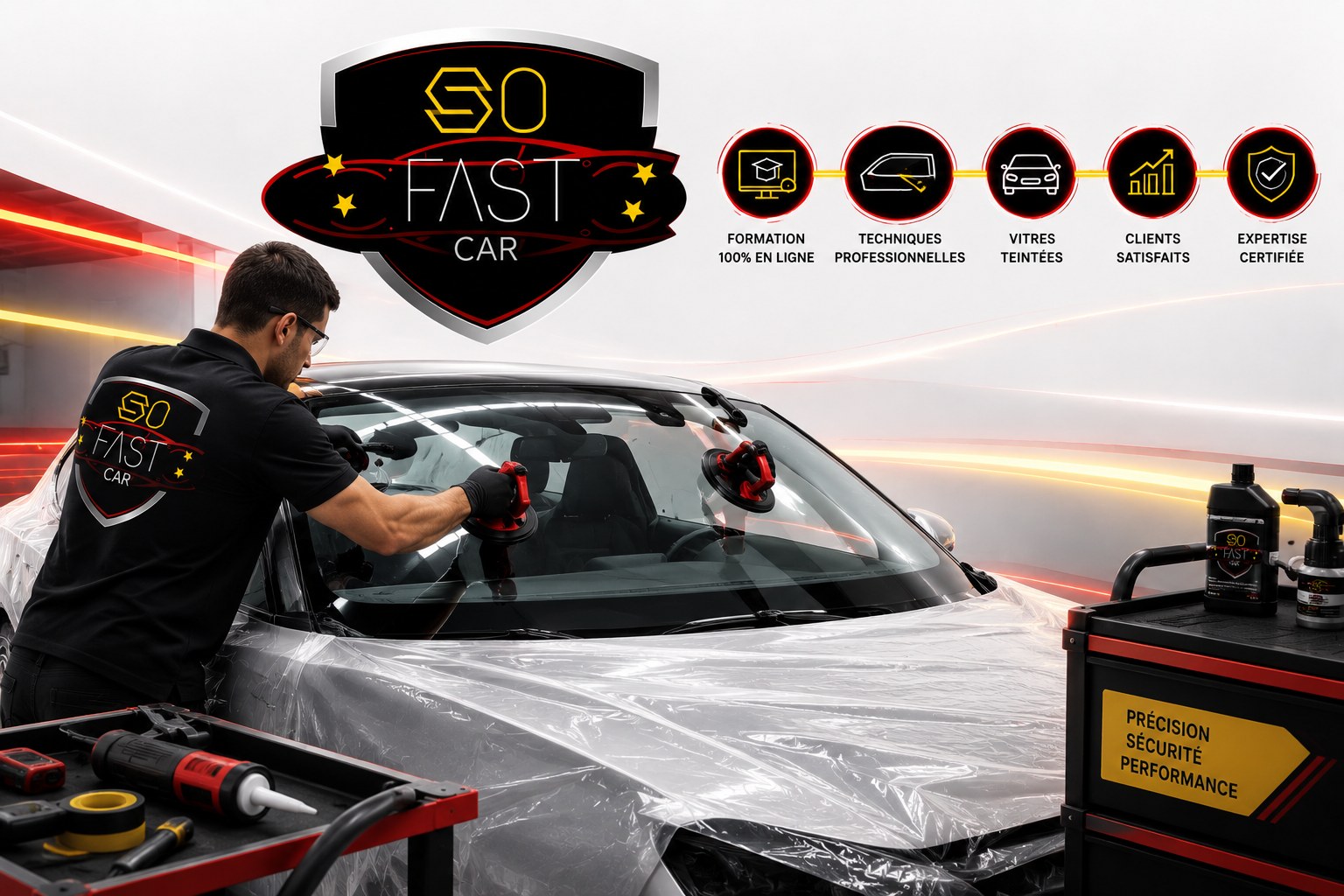 Formation pose de pare-brise - So Fast Car