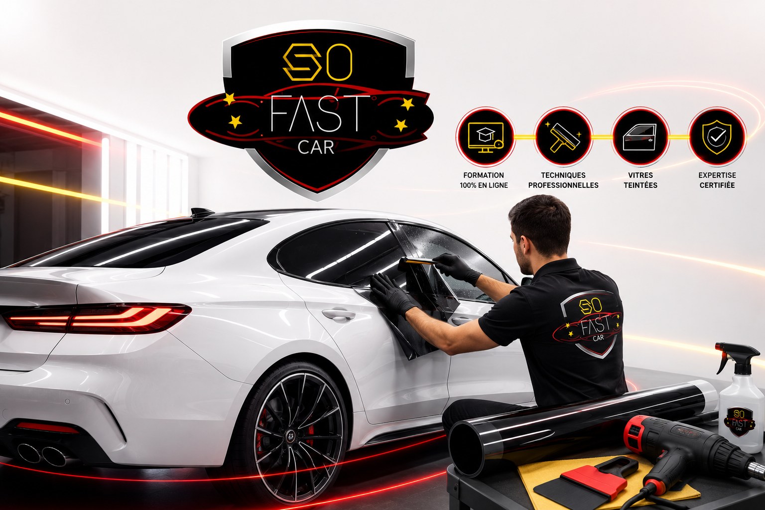 Formation pose de vitres teintées - So Fast Car